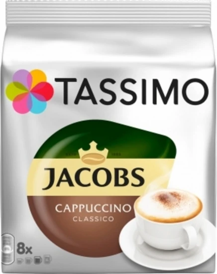 TASSIMO By JACOBS Cappuccino Choco Milk Coffee Capsules - 24 T-Discs Pods Sweet Flavor
