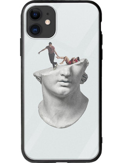 Θήκη Get Out Of My Head iPhone 11 Groove TPU (Tempered Glass και TPU)