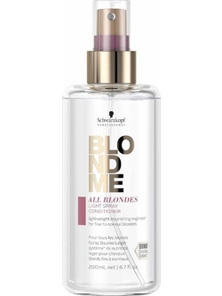 Schwarzkopf Blondme All Blondes Light Leave In Conditioner Spray για Επανόρθωση για Λεπτά Μαλλιά 200ml