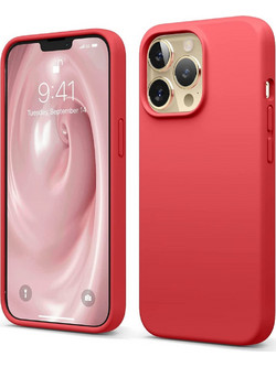elago Premium Silicone Case iPhone 13 Pro Red Θήκη (ES13SC61PRO-RD)