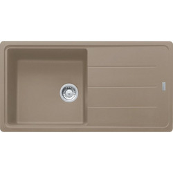Franke Basis BFG 611-97 Oyster Ένθετος Νεροχύτης Γρανίτη Αντιστρεφόμενος 97x50cm