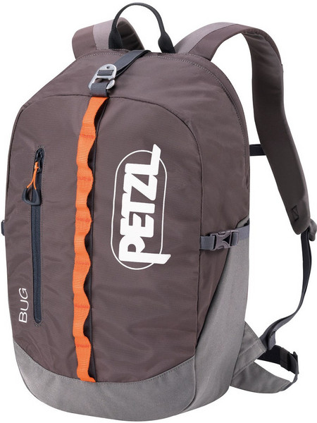 Petzl Bug For Single Day Multi Pitch Climbing Grey