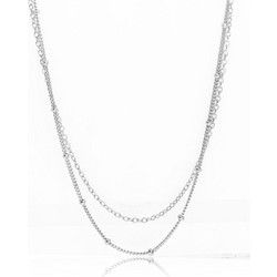 Jools Γυναικείο Κολιέ Διπλό από Ασήμι 925 N7546.2