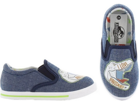 P874BL Αγορίστικο Sneakers DISNEY JURASSIC WORLD Μπλε