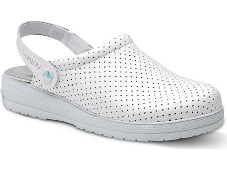 Mistral naturfly σαμπό ανατομικό δερμάτινο λευκό unisex 050102