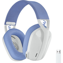 Logitech G435 LightSpeed Ασύρματο Gaming Headset Over Ear White Lilac