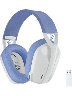 Logitech G435 LightSpeed Ασύρματο Gaming Headset Over Ear White Lilac