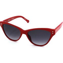 Hally&son HS683S 03 Γυναικεία Γυαλιά Ηλίου Cat Eye Κοκάλινα Κόκκινα με Μαύρο Degradee Φακό