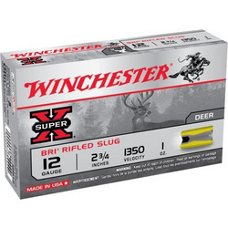 Winchester SuperX Bri Rifled Slug Φυσίγγια Μονόβολα 12Cal 70mm 39gr 5τμχ