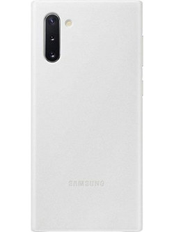 Θήκη Samsung EF-VN970LWE για N970 Galaxy Note 10 Back Cover Leather White original