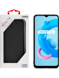 Volte-Tel Realme C11 2021 Θήκη Carbon Camera Protective Black