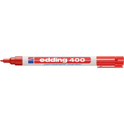 Μαρκαδόρος Edding 400 Ανεξίτηλος 1mm Κόκκινο