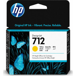 HP 712 Yellow Μελάνι Εκτυπωτή Inkjet