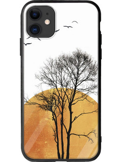 Θήκη Winter Sunrise iPhone 11 Groove TPU (Tempered Glass και TPU)