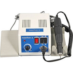 Marathon Escort III Μπλε Τροχός Νυχιών Ρεύματος 35000rpm 65W με Πεντάλ