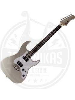 Jet Guitars JS500 Ηλεκτρική Κιθάρα ST Style με HH Μαγνήτες και Ταστιέρα Ebony Silver Sparkle