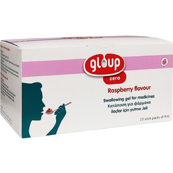 Gloup Zero Rasberry for Medicines Swallowing Gel 150ml