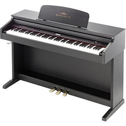 Hemingway DP-501 MKII Ηλεκτρικό Πιάνο Όρθιο με 88 Βαρυκεντρισμένα Πλήκτρα Black