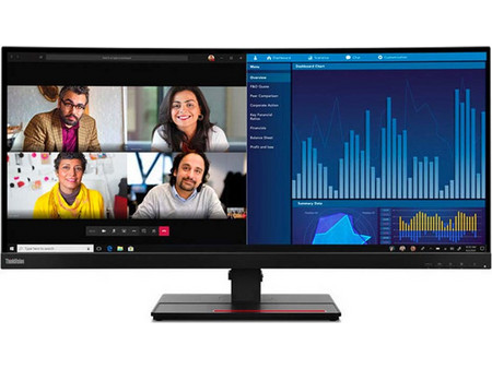 Lenovo Thinkvision P34w-20 Ultrawide IPS Curved Monitor 34.1" 3440x1440 QHD 60Hz 6ms