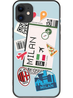 Θήκη Ticket To Milan iPhone 11 Black TPU (Μαύρη Σιλικόνη)