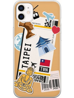 Θήκη Ticket To Taipei iPhone 12 mini Flexible TPU (Διάφανη Σιλικόνη)