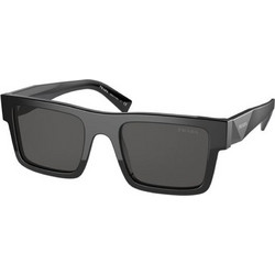Prada PR19WS 1AB5S0 Γυναικεία Γυαλιά Ηλίου Τετράγωνα Κοκάλινα Μαύρα με Μαύρος Polarized Φακό