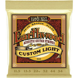 Ernie Ball 2007 Σετ 6 Χορδές Ακουστικής Κιθάρας 80/20 Bronze 12-54" Custom Light Tension