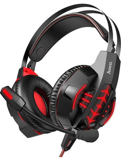 Hoco Cool Tour W102 Gaming Headset Over Ear Red