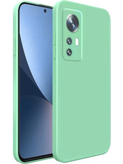 Bodycell Square Liquid Silicon Xiaomi 12 5G/12X/12S Θήκη Light Green