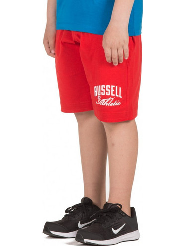 Russell Athletic Αθλητική Παιδική Βερμούδα Κόκκινη A9-913-1-422