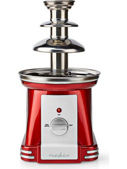 Nedis FCCF100FRD Συντριβάνι Σοκολάτας με 3 Επίπεδα 500gr 90W