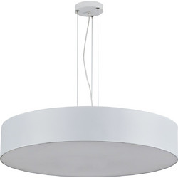 Home Lighting Cozy Κρεμαστό Φωτιστικό Οροφής Μονόφωτο Λευκό SE21-WH-70 77-8238