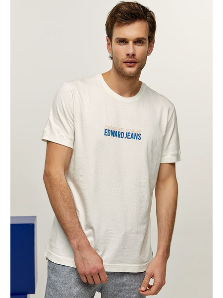 Edward MP-N-TOP-S22-007 ΚΙΑΝ T'SHIRT OFF WHITE 179