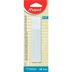 Maped 640721 Λεπίδες Λάμες Φαλτσέτας 10τμχ 640721
