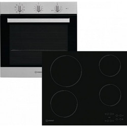 Indesit Φούρνος Ηλεκτρικός Άνω Πάγκου 71lt 59.5cm IFW 6834 IX με Κεραμικές Εστίες AAR 160 C