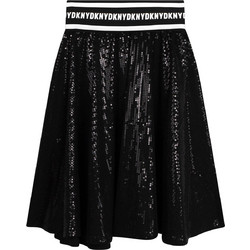 DKNY Παιδική Φούστα με Παγιέτες Μαύρη D33596-09B