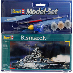 Revell Bismarck Συναρμολογούμενο Πλαστικό Μοντέλο Καραβιού 1:1200