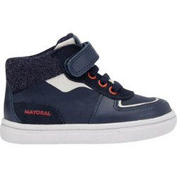 Mayoral Παιδικά Μποτάκια Navy Μπλε Σκρατς με Γούνα 12-42354-031