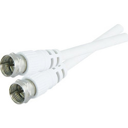 TIPA Antenna coaxial cable F / F 1,5m white