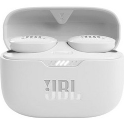 JBL T130TWS Ακουστικά Bluetooth In Ear Ανθεκτικά στο Νερό White