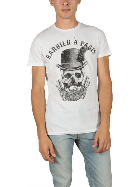 French Kick ανδρικό t-shirt Olibrius λευκό fkm1-2001-wh
