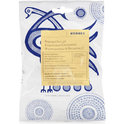 Korres Herb Balsam Βιταμίνη C Καραμέλες για Ερεθισμένο Λαιμό Φασκόμηλο 50gr