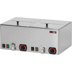 Θερμαντικό hot dog για 2 GN 1/2 με βρυσάκια απορροής REDFOX WEV 11