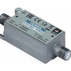 TERRA TF005 Filter for suppression of LTE signals.Pass band 5-694 MHz, stop band 733-1000MHz