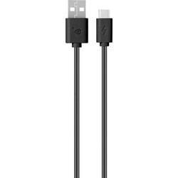 Moveteck Regular USB 2.0 Cable USB-C male - USB-A male Μαύρο 1m (463.57137)