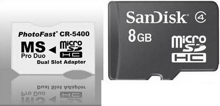 Κάρτα Μνήμης Photofast CR-5400 Dual-Slot MS PRO DUO 8GB
