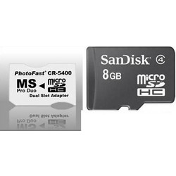 Photofast CR-5400 Dual-Slot MS PRO DUO 8GB