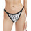 Calvin Klein Cheeky Bikini Brazil Μαύρο Λευκό KW0KW01704-0K4