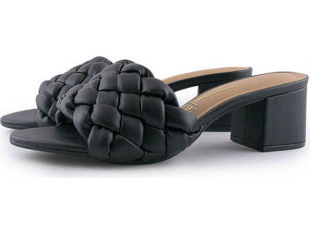 6291-1108 Vizzano Γυναικεία Πέδιλα Mules ΜΑΥΡΟ