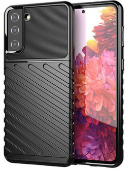 Powertech Thunder Back Cover Black (Galaxy S22+)